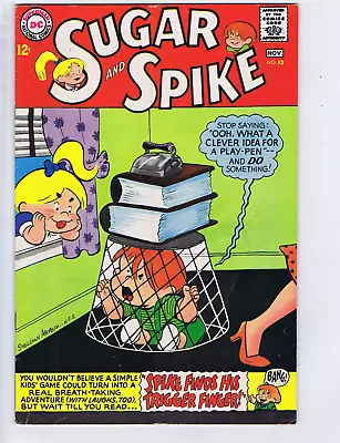 Buy Sugar And Spike #73 DC 1967 In '' Spike Finds His Trigger Finger ! '' • 19.99£