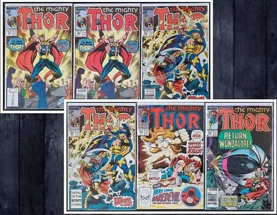 Buy Lot Of 6 Mighty Thor 384 384 386 386 392 406 High Grade Free Shipping • 12.62£