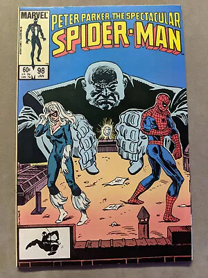 Buy The Spectacular Spiderman #98, Marvel Comics, 1st Spot, 1985, FREE UK POSTAGE • 34.99£