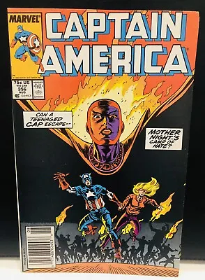 Buy Captain America #356 Comic , Marvel Comics Newsstand 1st App Mother Night’ • 3.90£