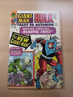 Buy Tales To Astonish #65 (marvel 1965) Debut New Giant-man Costume Vg • 12.87£