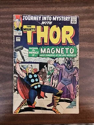 Buy Journey Into Mystery #109 Mighty Thor 1st Magneto Out Of X-Men Comics Jack Kirby • 39.42£