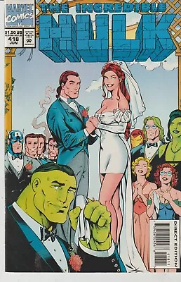Buy Marvel Comics Incredible Hulk #418 (1994) 1st Print F • 11.95£