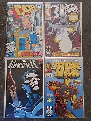 Buy Marvel Comic Lot Of 4 Punisher #75,  Cable #1, Ironman #290 Silversurfer #75 • 3.42£