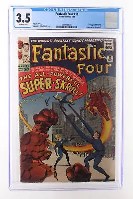 Buy Fantastic Four #18 - Marvel Comics 1963 CGC 3.5 Origin And 1st Appearance Of The • 219.97£