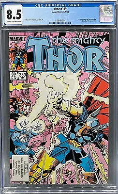 Buy Thor 339 CGC 8.5 1st Appearance Of Stormbreaker! Beta Ray Bill Appearance! • 32.16£