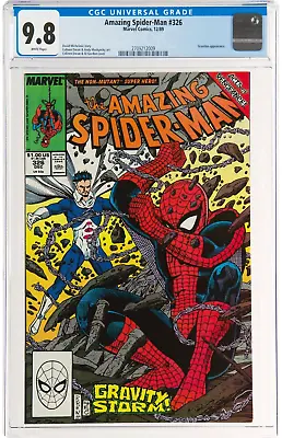 Buy 🔥 Amazing Spider-Man #326 CGC 9.8 NM/MT WHITE 1989 Graviton Acts Of Vengeance • 108.85£