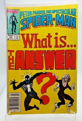 Buy Spectacular Spider-Man #92 1984 King Pin, Black Cat VF/NM • 18.35£