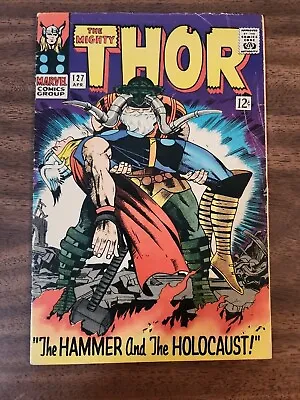 Buy The Mighty Thor #127 Marvel Comics 1966 Silver Age Jack Kirby Stan Lee 1st Pluto • 27.59£