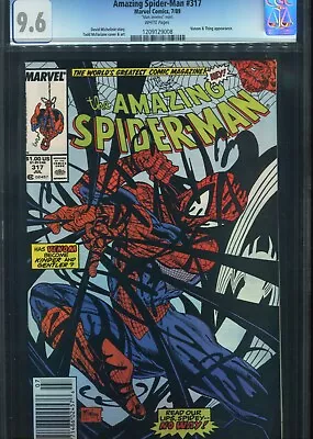 Buy Amazing Spider-Man #317 CGC 9.6 Mark Jewellers Insert Newsstand • 1,000£