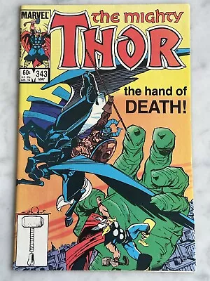 Buy Thor #343 VF/NM 9.0 - Buy 3 For FREE Shipping! (Marvel, 1984) • 3.60£