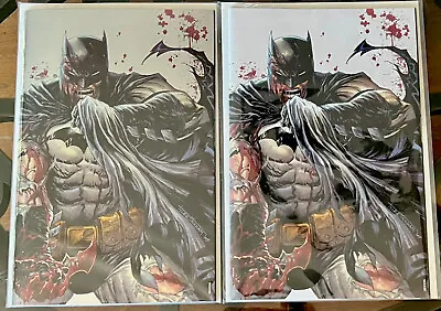 Buy Batman #136 SDCC Tyler Kirkham Battle Damage Set, Both Foil & Non Foil, NM+ • 75.20£