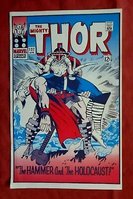 Buy THE MIGHTY THOR # 127 1974 FOOM Poster Jack Kirby Marvel • 19.06£