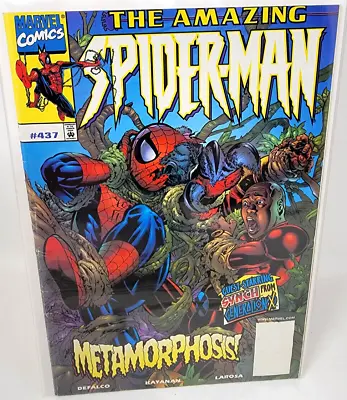 Buy Amazing Spider-man #437 Plant Man Appearance Toy Biz Variant *1998* 6.0 • 11.82£
