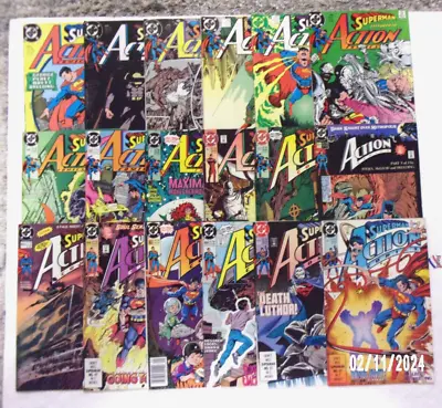 Buy ACTION COMICS #643 To #824 STRONG RUN OF 149 BOOKS VF/NM PLENTY OF ACTION! • 213.46£
