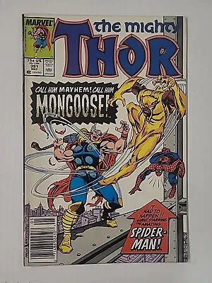Buy Thor 391 - 1st Erik Masterson ( Thunderstrike )  + Mongoose Newsstand Spiderman • 12.06£