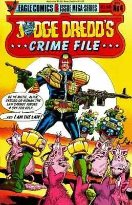 Buy Judge Dredd Crime Files # 4 Of 6 4th Issue Eagle Comics 2000AD 1 Comic (:bx51) • 7.99£