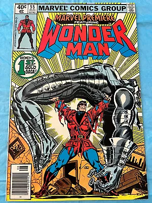 Buy Marvel Premiere #55 Newsstand 1st Wonder Man Solo Story Bronze Age VF • 12.64£