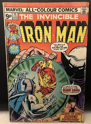 Buy INVINCIBLE IRON MAN #75 Comic Marvel Comics Bronze Age Reader Copy • 3.99£