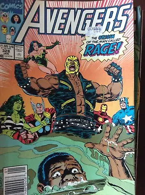 Buy Box L Comic Dc Marvel The Avengers No 328 Jan Rage • 4.25£