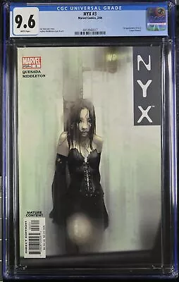 Buy NYX #3 - Marvel Comics 2004 CGC 9.6 1st Appearance Of X-23 (Laura Kinney). • 542.87£