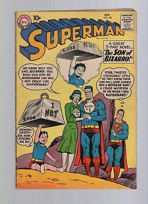 Buy Superman #140 - 1st Appearance Baby Bizarro & Bizarro Supergirl - Low Grade • 23.71£