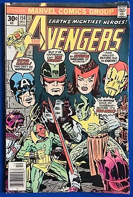 Buy Avengers #154 (1976) 1st APP Tyrak (disguised As Triton); Marvel Comics; VG/FN • 4.79£
