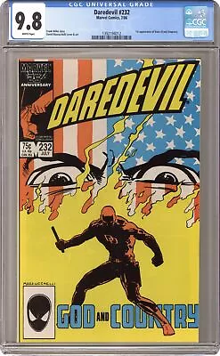 Buy Daredevil #232 CGC 9.8 1986 1392194012 • 151.91£