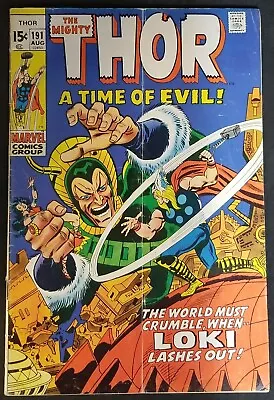 Buy The Mighty Thor #191 Marvel 1971 • 47.30£