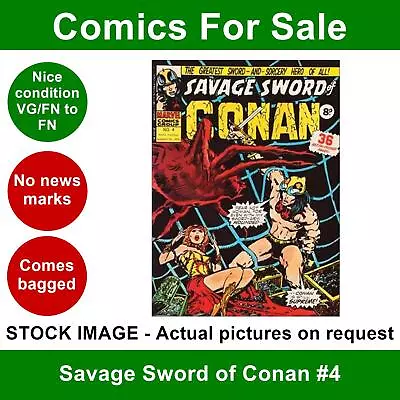 Buy Savage Sword Of Conan #4 Comic - VG/FN Clean Mar 1975 - Marvel UK • 3.99£