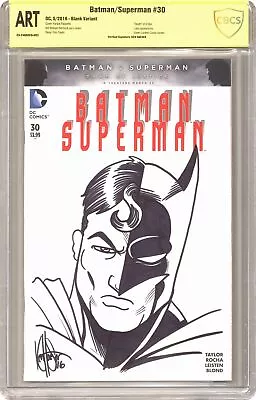 Buy Batman Superman (2013 DC) 30C CBCS ART SS Ken Haeser 23-246A0FD-003 • 91.94£