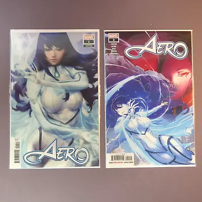 Buy Aero #1 & 2 Stanley Artgerm Lau Variant Lot Of 2 Marvel Comics, Agents Of Atlas • 11.15£