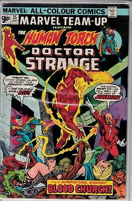 Buy Marvel Team-Up #35 Human Torch And Doctor Strange Marvel Comics • 4.99£