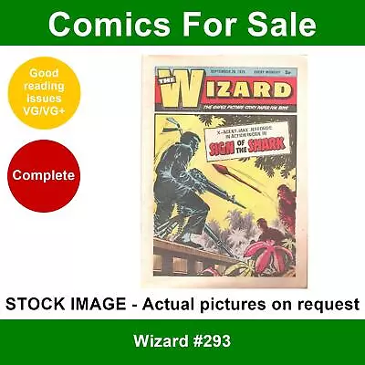 Buy Wizard #293 Comic 20 September 1975 VG/VG+ DC Thomson • 3.49£