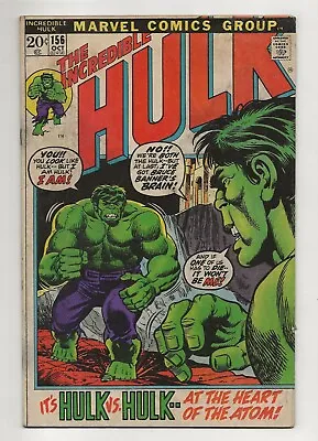 Buy Incredible Hulk #156 (1972) GD • 4.73£