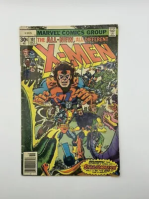 Buy Uncanny X-Men #107 1977 Lst Starjammers Marvel Comic • 62.53£