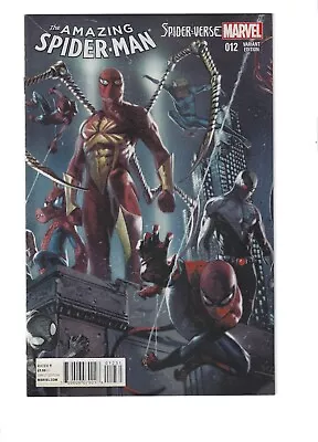 Buy Marvel Comics The Amazing Spider-man #12 2015 DELL’OTTO Variant Edition NM • 75£