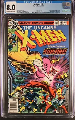 Buy The X-MEN  #118  High Grade!  O/White Pages CGC  VF8.0    4025278018 • 36.99£