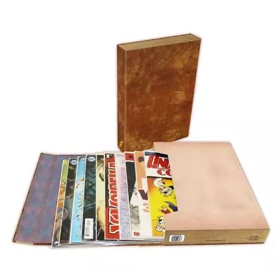 Buy BCW Comic Book Stor-Folio Storage Portfolio Box Carrying Case - Brown Book Style • 13.34£
