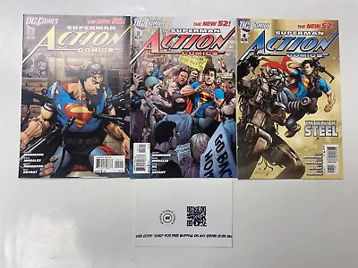 Buy 3 Superman Action Comics DC Comic Books #2 3 4 20 KM8 • 8.36£
