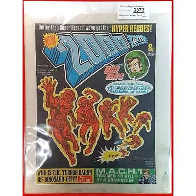 Buy 2000AD Prog  3rd Judge Dredd Appearance 19 3 77 1977 1st Print Comic (set 3873 . • 100£