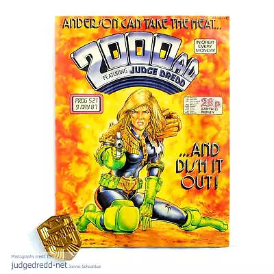 Buy 2000AD Prog 521 Judge Dredd Comic Book Issue Very Good To Excellent Condition () • 7.99£
