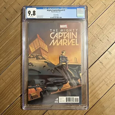 Buy The Mighty Captain Marvel #2 CGC 9.8 Mckone 1:25 Variant • 399.76£