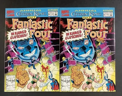 Buy Fantastic Four Annual #25 Citizen Kang Part 3 Comic Book Lot 2 Copies Avengers • 15.80£