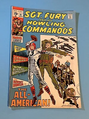 Buy Sgt. Fury  And His Howling Commandos #81  1st. Appearance Of Fred • 5.53£