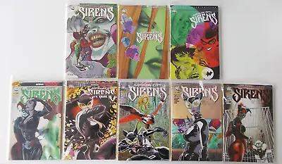 Buy GOTHAM CITY SIRENS No. 1+2+3+4+5 + 3x Variant Cover COMPLETE DC Comic - Z. 0-1 • 280.53£