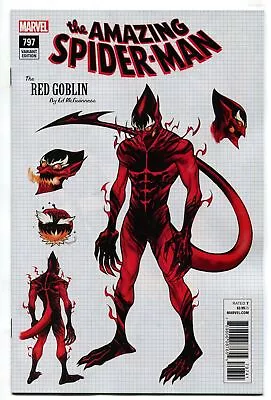 Buy Amazing Spider-Man #797 1:10 Ed McGuinness Design Variant Red Goblin Cover NM • 6.39£