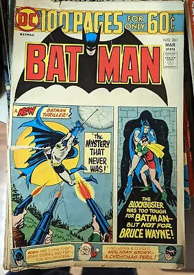 Buy DC Comics Batman 261 100 Pages Torn Cover • 1.57£