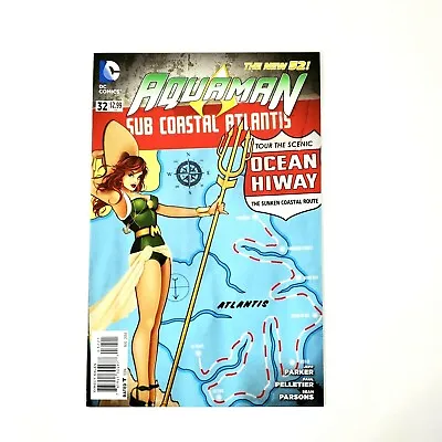 Buy Aquaman #32 DC Bombshells Variant Cover Mera DC Comic Book August 2014 • 2.79£
