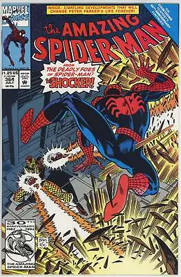 Buy Amazing Spider Man #364 (1963) - 9.2 NM- *The Pain Of Fast Air/Shocker* • 5.36£